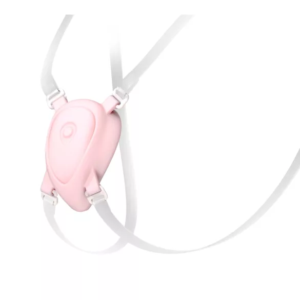 Arnés de lujo para vibrador de clítoris (blanco)