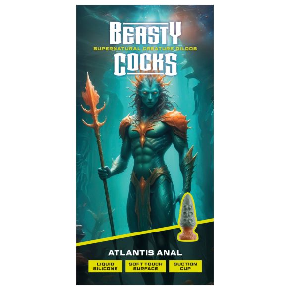Beasty Cocks Atlantis - plug anal - silicona verde