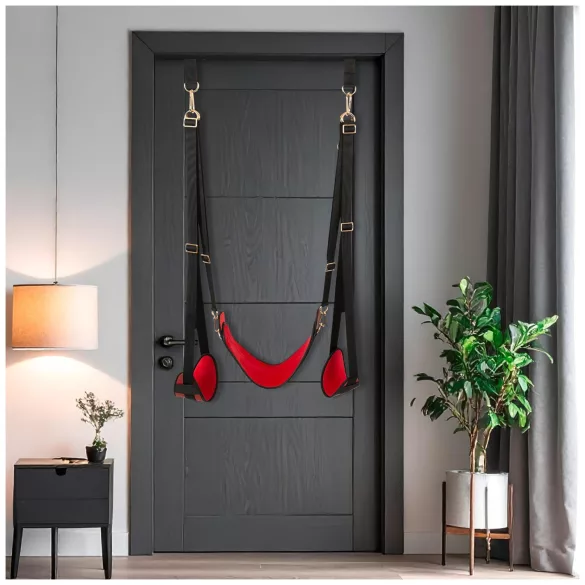 Bad Kitty - columpio sexual para puerta (negro)