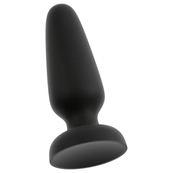 Black Velvets - plug anal de silicona con ventosa (negro) - Talla L