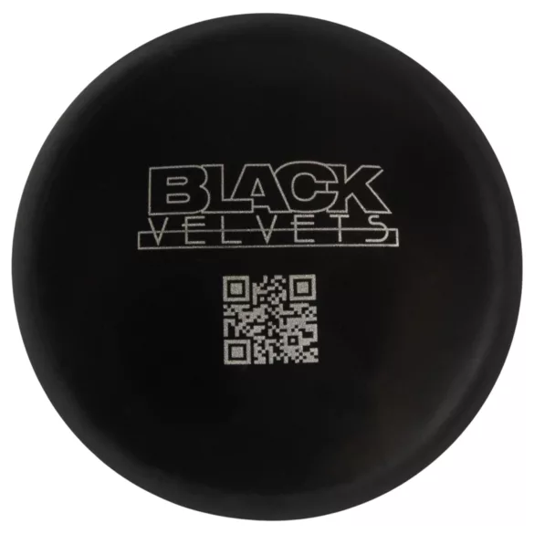 Black Velvets - plug anal de silicona con ventosa (negro) - Talla L