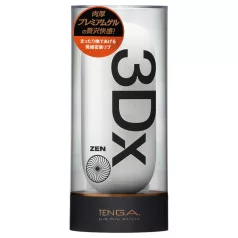 TENGA 3Dx Zen - masturbador con relieve 3D (blanco)