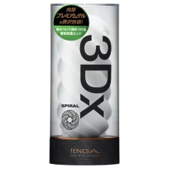   TENGA 3Dx Spiral - masturbador con patrón de espiral (blanco)