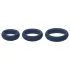 Svakom Triooo - juego de anillos para pene de silicona suave (azul) - 3 uds.