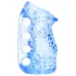 Fleshlight Fleshskins Grip Blue Ice - masturbador abierto por ambos extremos (azul)