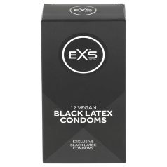 EXS Black - preservativo de látex negro - 12 unidades