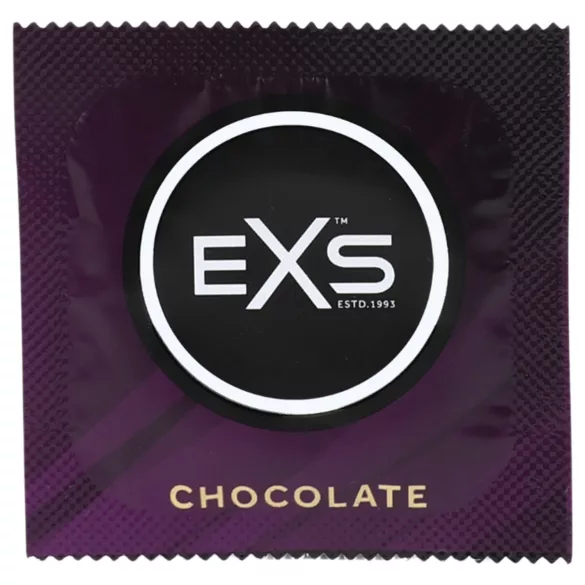 EXS - preservativo sabor chocolate - negro - caja 100 unidades