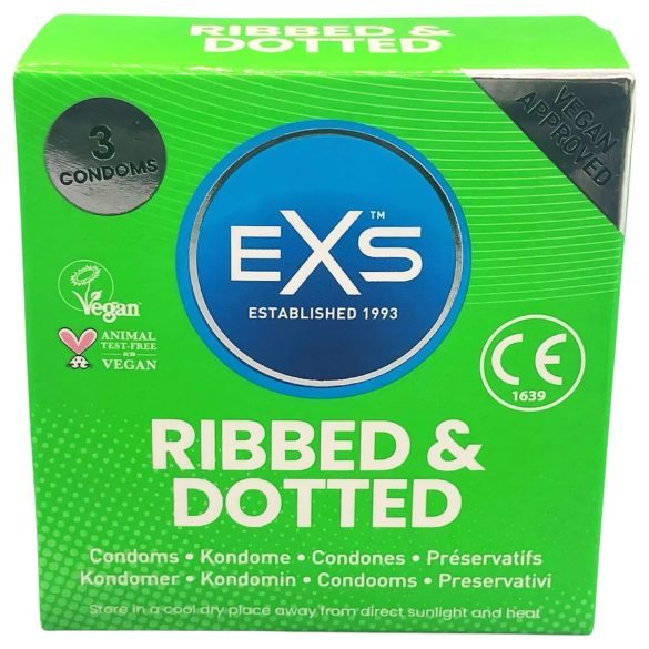 EXS Textura y Placer - condones multi-sensación (3uds)
