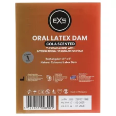 EXS - campo de látex para sexo oral - sabor a cola