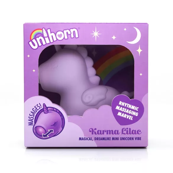 Unihorn Karma - estimulador de clítoris recargable - silicona lila