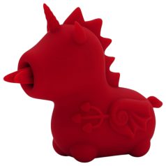   Unihorn Blaze Diablo - estimulador unicornio recargable (rojo)