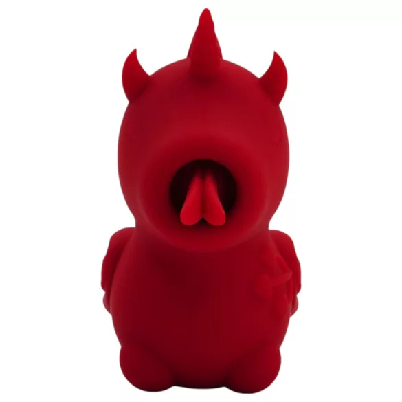 Unihorn Blaze Diablo - Succionador de clítoris recargable - silicona roja