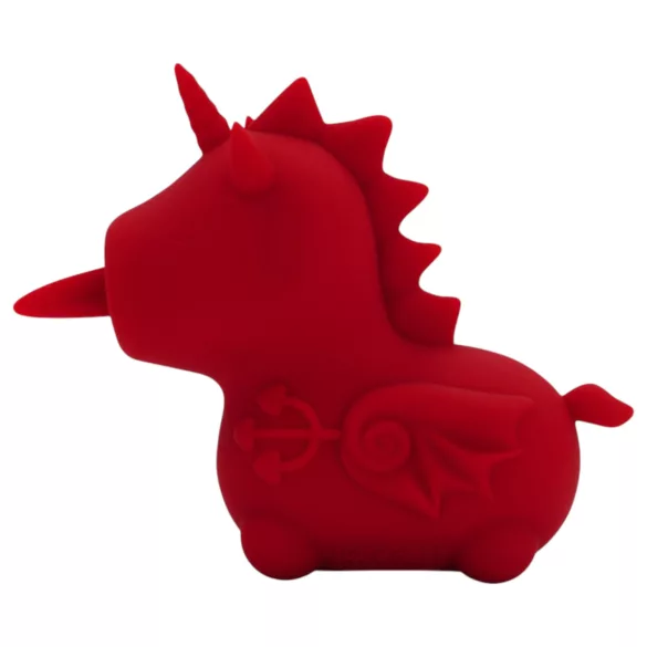 Unihorn Blaze Diablo - Succionador de clítoris recargable - silicona roja