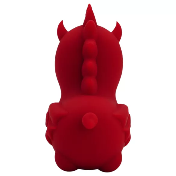 Unihorn Blaze Diablo - Succionador de clítoris recargable - silicona roja