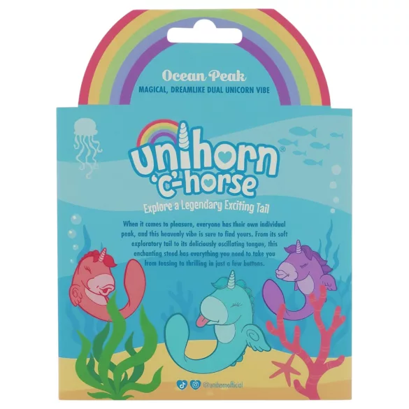 Unihorn C-Horse - Vibrador estimulador del punto G y del clítoris (turquesa)