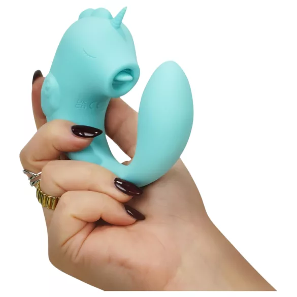 Unihorn C-Horse - Vibrador estimulador del punto G y del clítoris (turquesa)