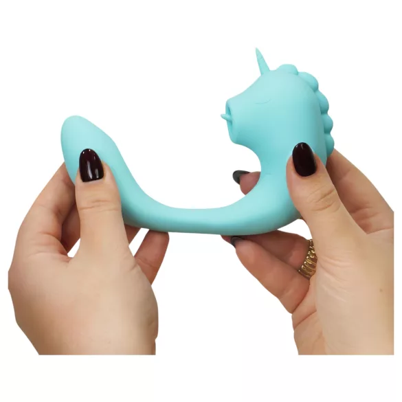 Unihorn C-Horse - Vibrador estimulador del punto G y del clítoris (turquesa)