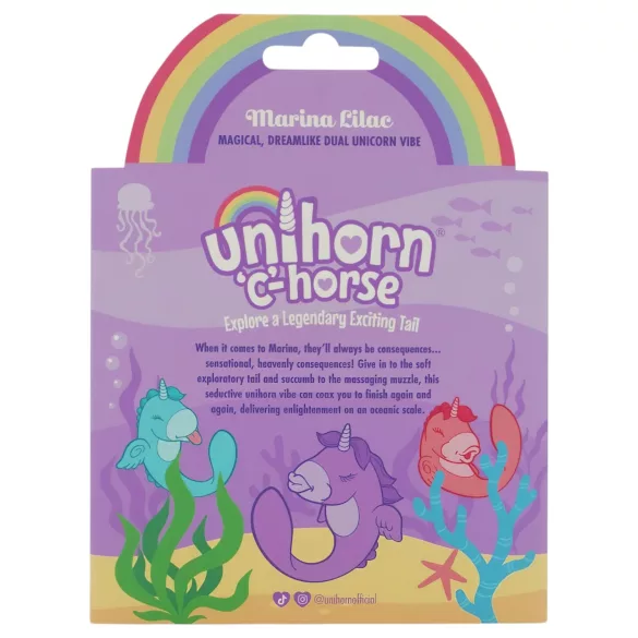 Unihorn C-Horse - Estimulador vibrador de punto G y clítoris (morado)