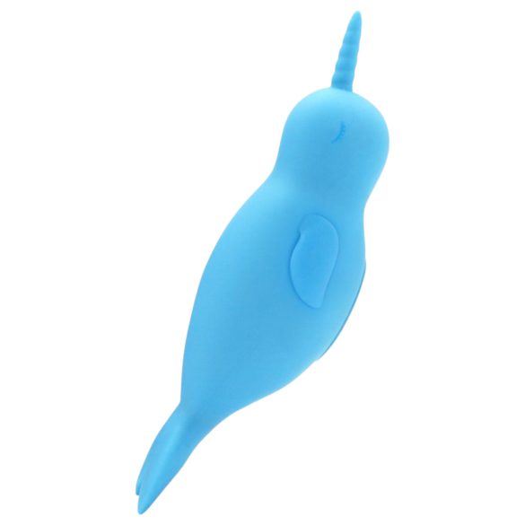 Unihorn Of The Sea - vibrador narval recargable (azul)