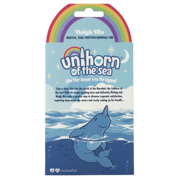 Unihorn Of The Sea - succionador de clítoris recargable - silicona azul