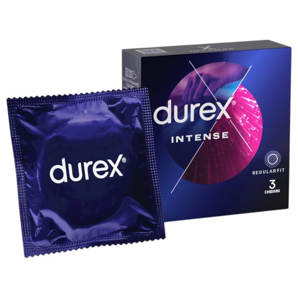 Durex Intense - condón texturizado y punteado(3ud)