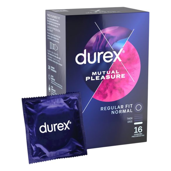Durex Mutual Pleasure - condón estimulante y retardante (16uds)