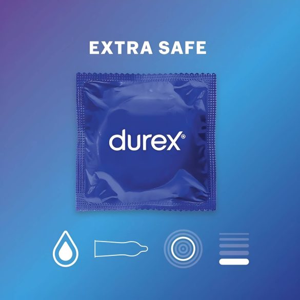 Durex - Preservativos seguros - extra protección - 18 unidades