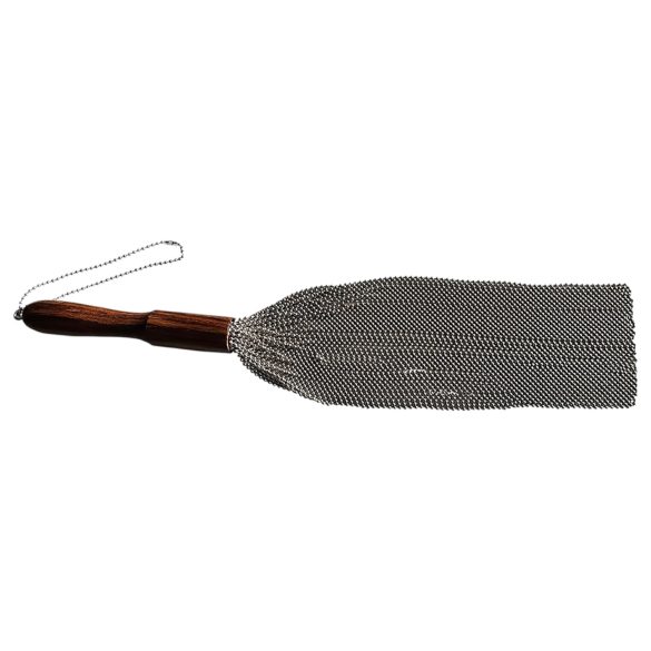 Rouge - látigo con cadena - metal plateado