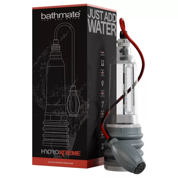 Bathmate HydroXtreme 9 - hidrobomba, sin accesorios (transparente)