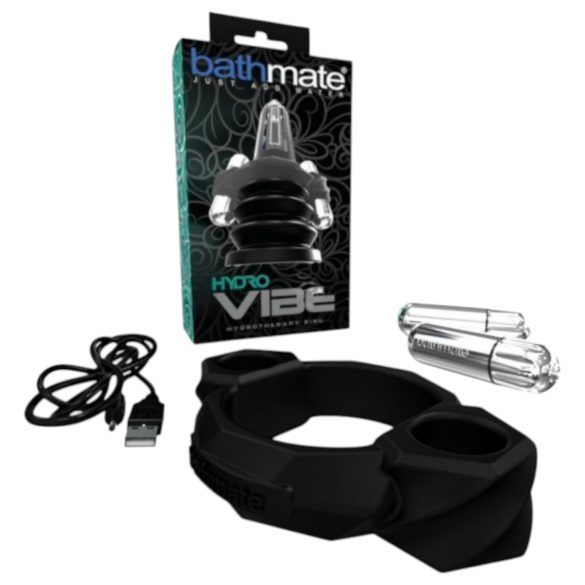 Bathmate Hydro Vibe - Anillo de hidromasaje vibratorio (negro)