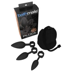 Bathmate Anal Training Plugs - juego de plugs anales (negro)