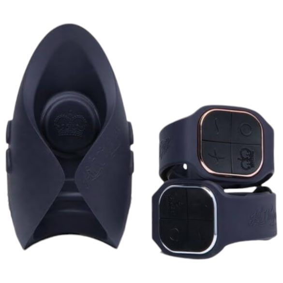 Pulse Duo Lux: Masajeador con control remoto - Gris