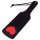 Rouge - auténtico cuero, paleta de corazón (negro)