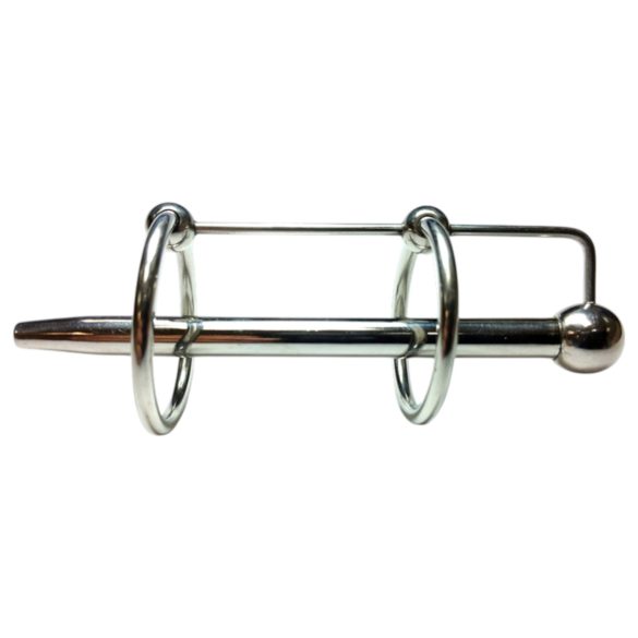 Rouge - acero inoxidable, dilatador doble anillo (plata)