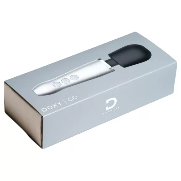 Doxy Go - masajeador vibrador recargable - plata