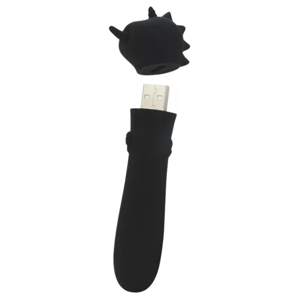 Unihorn Wild Spirit - mini vibrador recargable (negro)
