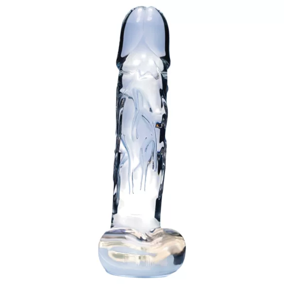 Clarity Seraphic Opus - dildo de vidrio para punto G (transparente)