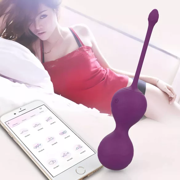 Lonely Winni - huevo vibrador inteligente - silicona rosa