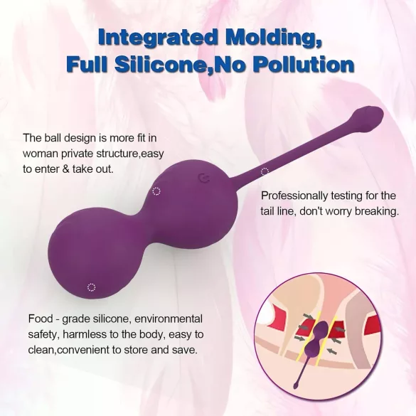 Lonely Winni - huevo vibrador inteligente - silicona rosa