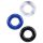 Lonely Stay Hard - set de anillos para pene coloridos (3 piezas)