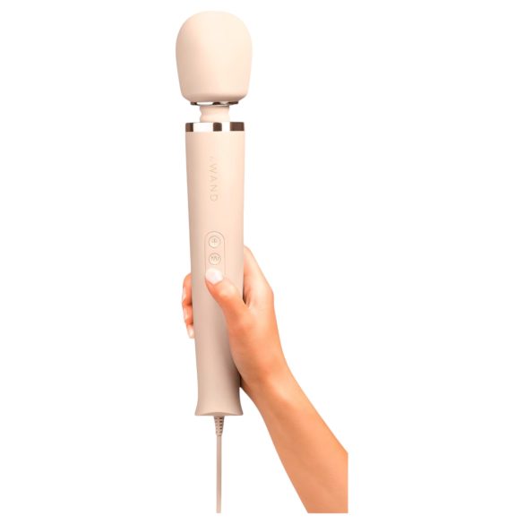 le Wand - masajeador vibrador recargable de lujo - color beige