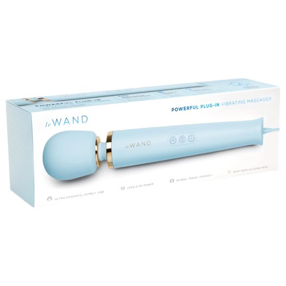 le Wand - masajeador vibrador exclusivo con conexión (azul)