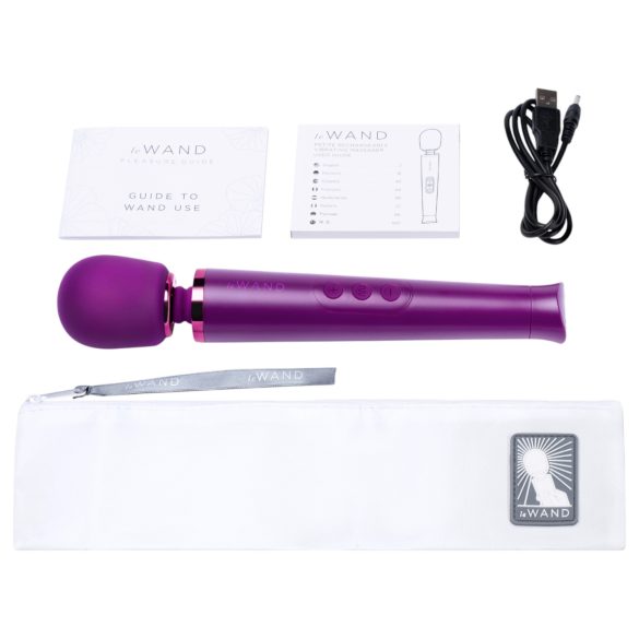 le Wand Petite - vibrador masajeador exclusivo - silicona lila