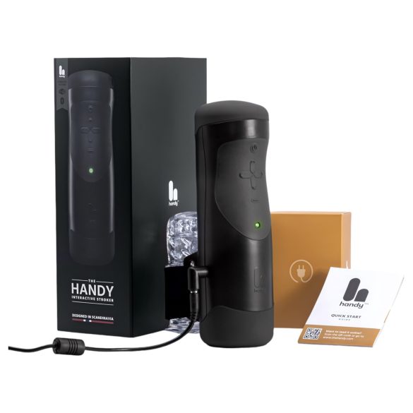 The Handy 1.1 - masturbador inteligente VR - recargable - negro