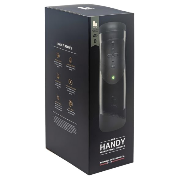 The Handy 1.1 - masturbador inteligente VR - recargable - negro
