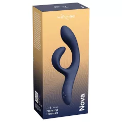   We-Vibe Nova 2 - Vibrador flexible con brazo para el clítoris controlado por app (azul)