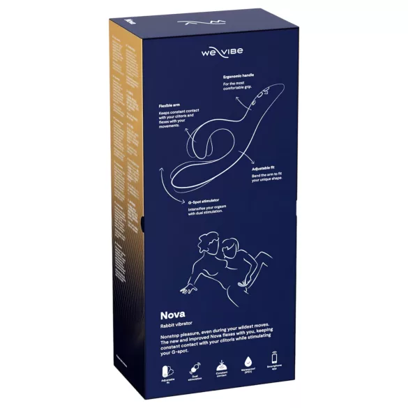 We-Vibe Nova 2 - vibrador recargable doble estimulación clítoris azul