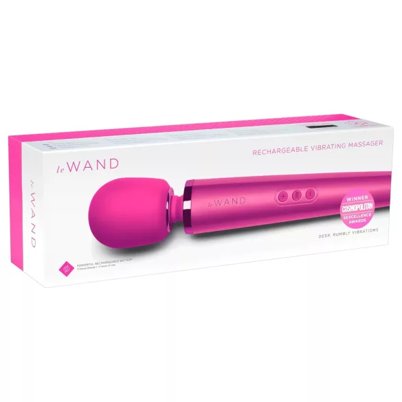 le Wand - vibrador masajeador - silicona rosa