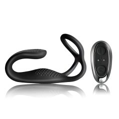 Rocks-Off - anillo vibrador anal recargable y con control remoto (negro)   Rocks-Off - anillo vibrador anal recargable y con control remoto (negro)