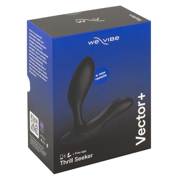 We-Vibe Vector+ - vibrador anal inteligente recargable (negro)